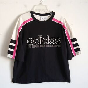 Adidas "The Brand With The 3 Stripes" Tee - Size Medium